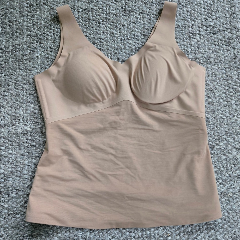Honeylove LiftWear Cami Size 2X nude Shapewear Tank Compression Stretch Soft Cup